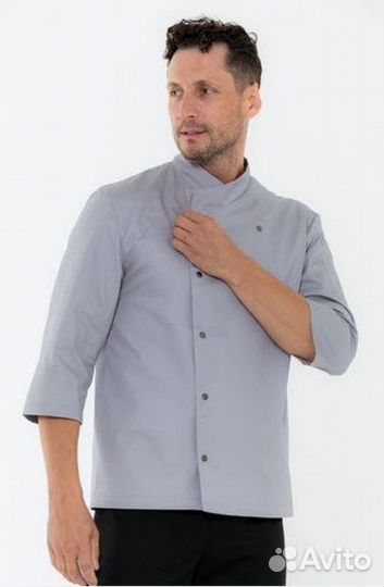 Чёрный китель поварской мужской оптом