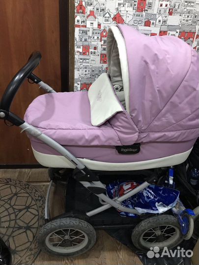 Коляска люлька для новорожденных бу