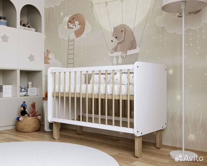 Кроватка для новорожденных Лея