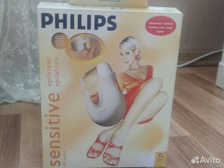 Эпилятор Philips sensitive HP 6414