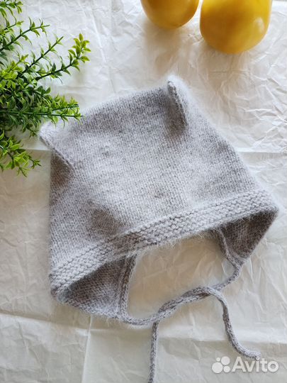 Шапка женская с ушками