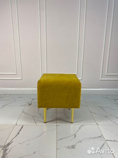 Пуф Эльза, желтый