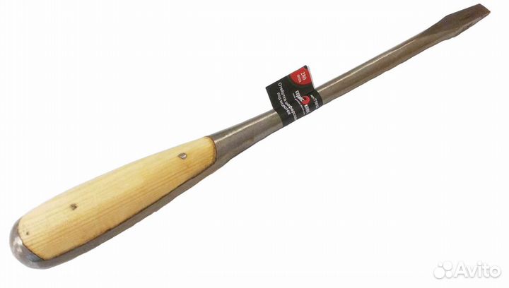 Отвертка шоферская 280 мм под молоток с дерев. руч