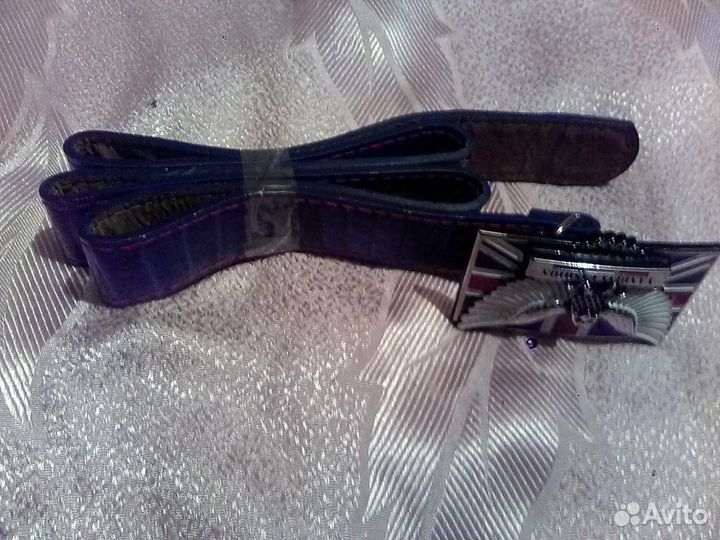 Ремень с пряжкой из искуственной кожи б.у