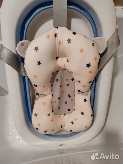 Ванночка для купания складная с матрасиком