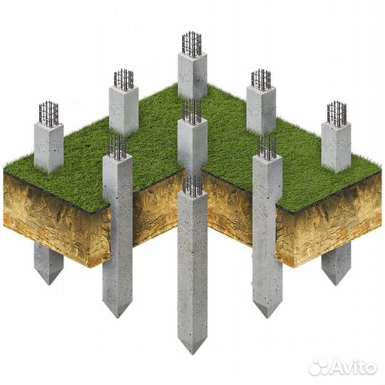 Забивка свай для фундамента по Лен области