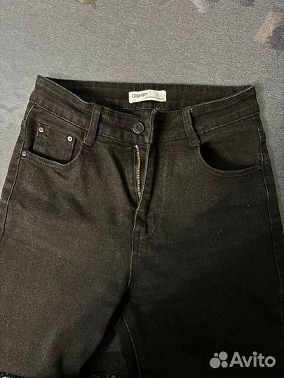 Джинсы чёрные женские 27 размер