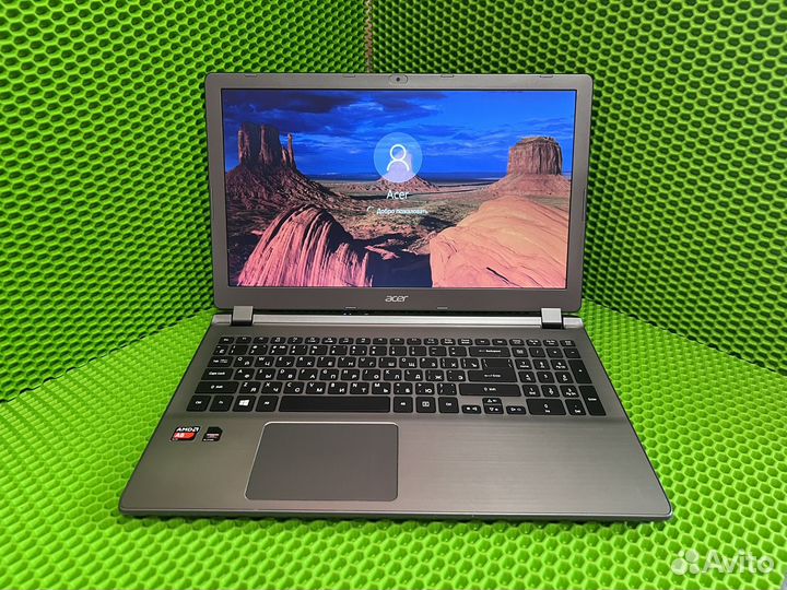 Мощный Acer V5 AMD A6/SSD/256GB/8GB/Led/Slim