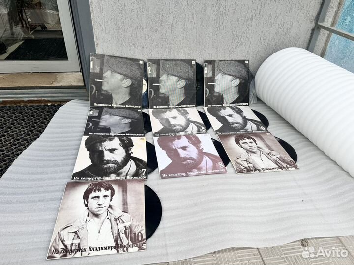 Пластинки виниловые Владимира Высоцкого номерные