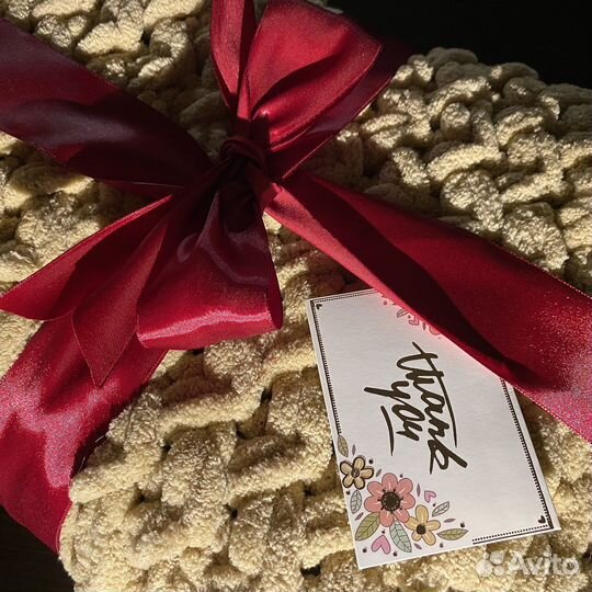 Плед из alize puffy