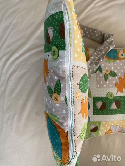 Бортики в детскую кроватку + пододеяльник