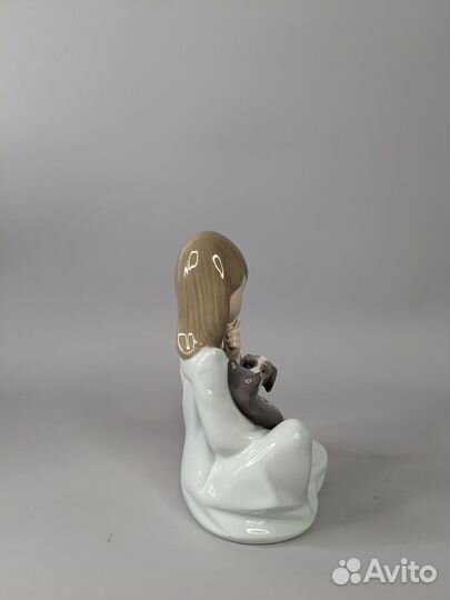 Статуэтка Lladro девочка с кошкой