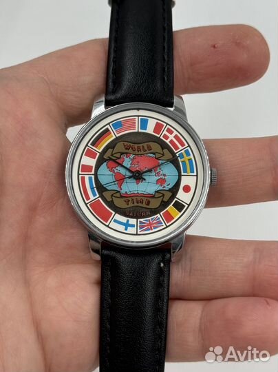 Часы Ракета-World Time (мировое время) СССР NOS