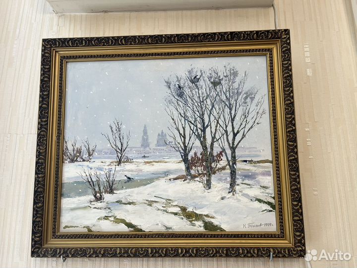 Картина Титова. Зима. Астрахань