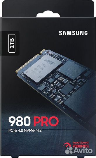 SSD накопитель Samsung 2 TB (M2, NVMe) - новый