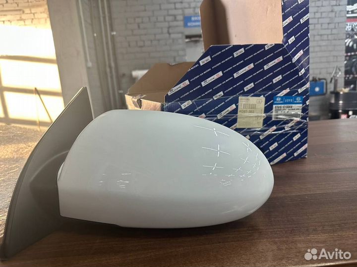 Оригинальное левое зеркало заднего Hyundai Santa F