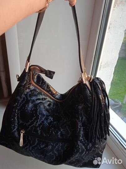 Сумка натуральная кожа бу