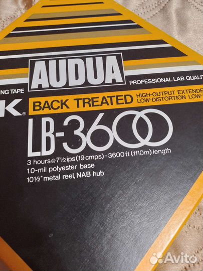 Магнитная лента TDK на аллюм. катушке с записью