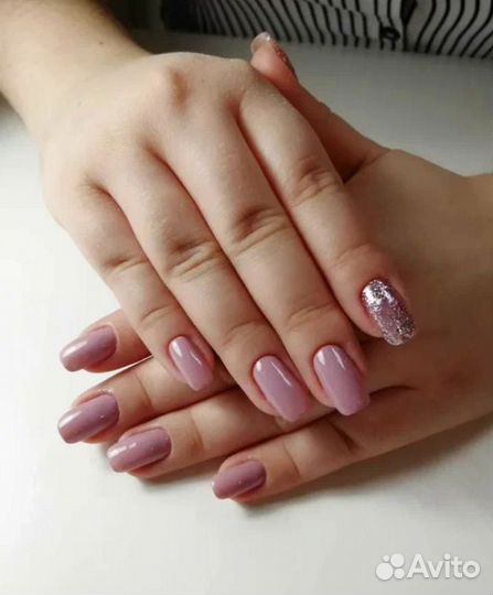 Маникюр наращивание