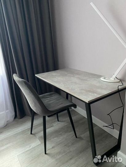 Стол кухонный новый лофт цвет серый