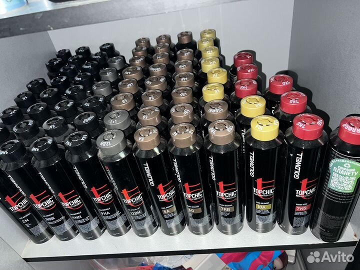 Краска Goldwell Topchic и тонировка Colorance