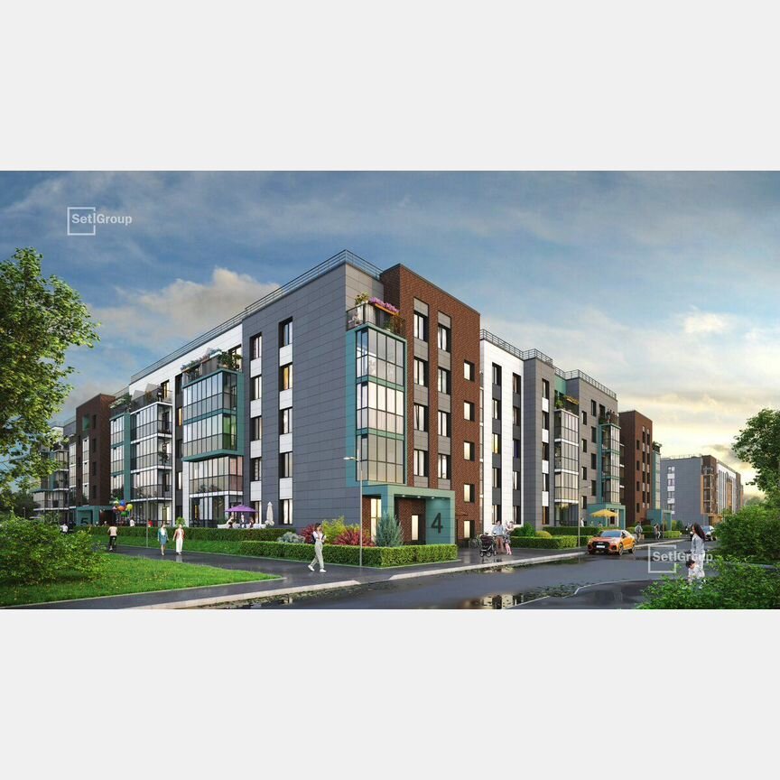 1-к. квартира, 37,6 м², 2/5 эт.