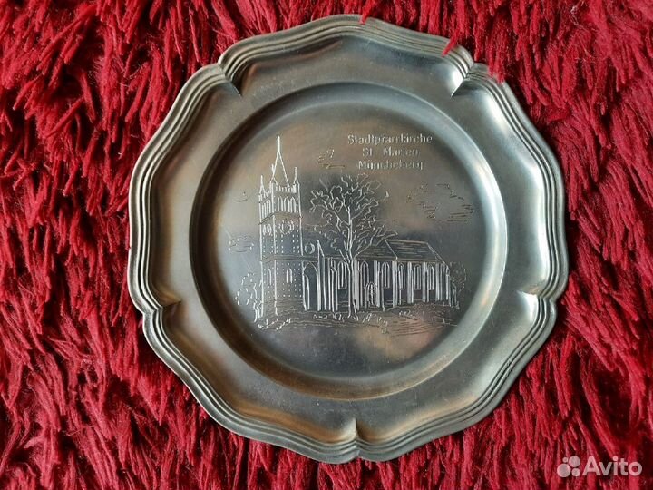 Оловянные тарелки Достопримечательности Германии
