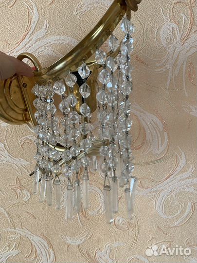 Светильники -бра Винтажный ссср,бронза