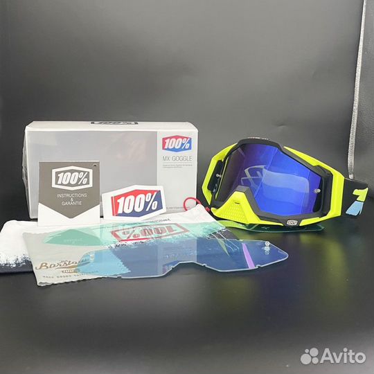 Очки для мотокросса 100