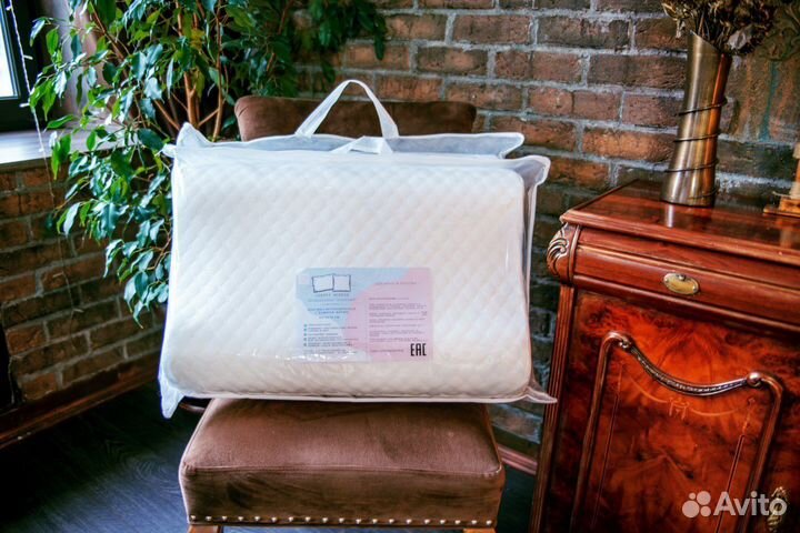 Подушка ортопедическая с валиками 60x40