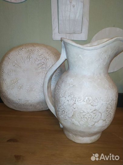 Кувшин и чаша умывальные декоративные