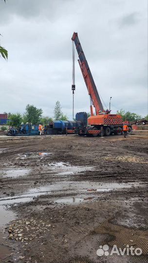 Аренда и услуги автокрана, 75 т, 44 м, с гуськом 9.5 м