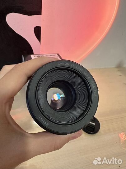 Объектив canon 50mm 1 8 stm
