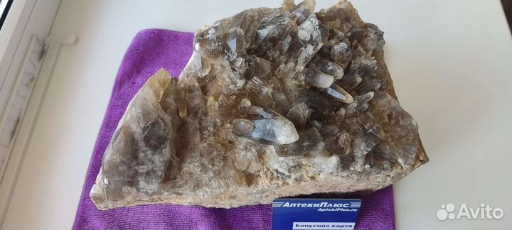 Кварц, горный хрусталь, раухтопаз