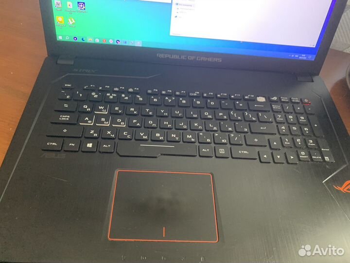 Ноутбук asus rog GL753DL