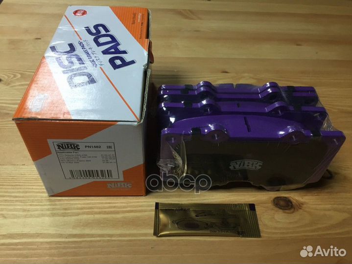 Колодки торм.пер. PN1482 NiBK