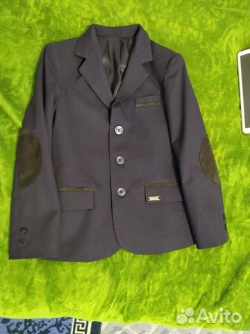 Пиджак школьный для мальчика 122-134