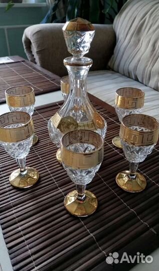 Бокалы Чехия новые, набор 