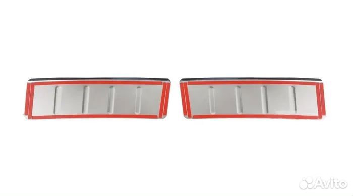 Накладка на бампер Рено Сандеро 2014-2017