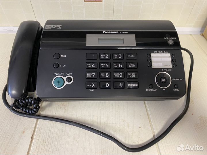 Телефон факс panasonic стационарный