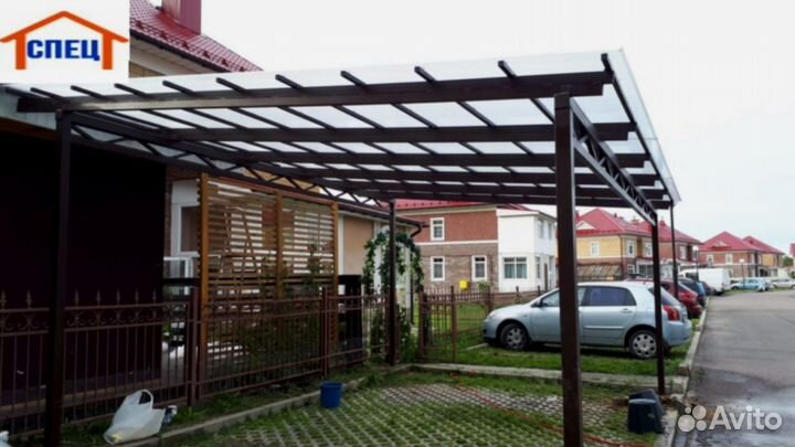 Навес для авто, 5 дней, 7х8 y-2880