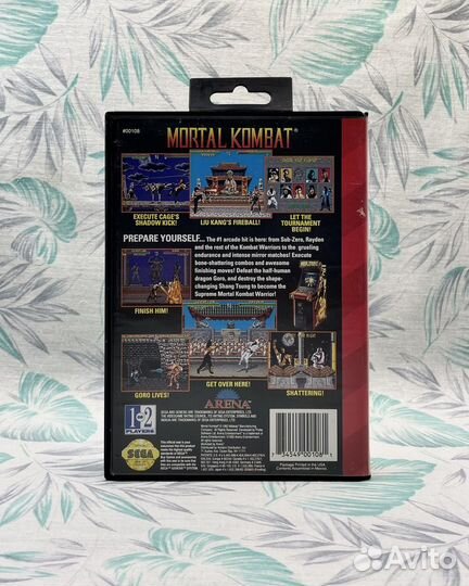 Mortal Kombat для Sega Genesis