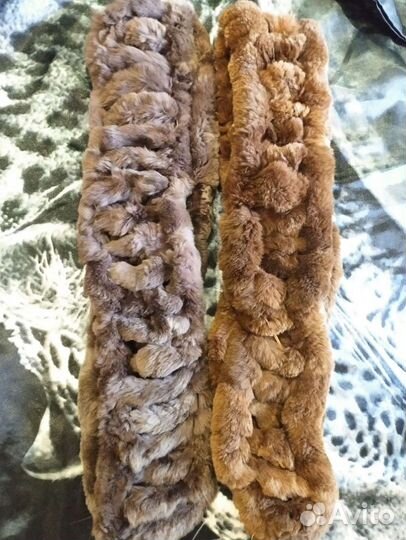 Шарфы мех натуральный кролик