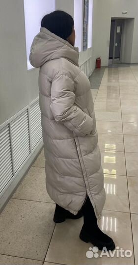 Пуховик зимний женский 44 46 удлиненный