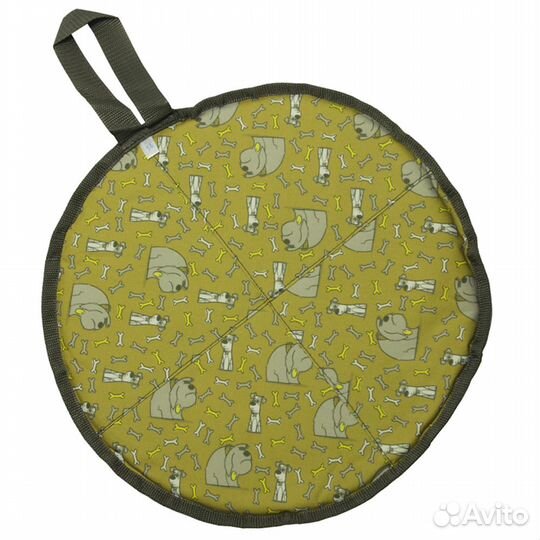 Ледянка мягкая круглая для катания 45см DOG