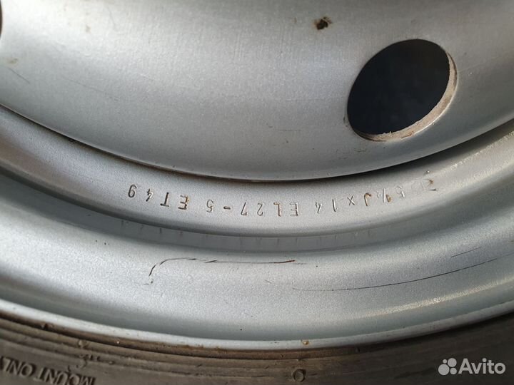 R14 Continental ContiEcoContactCP 185/60, PCD 4x100 DIA 56.6