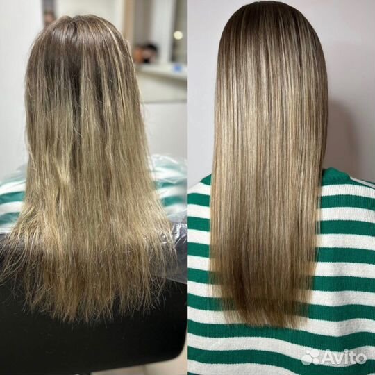 Кератиновое выпрямление, ботокс, окрашивание