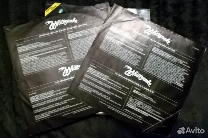 Whitesnake Live. in the heart of the city 2 LP