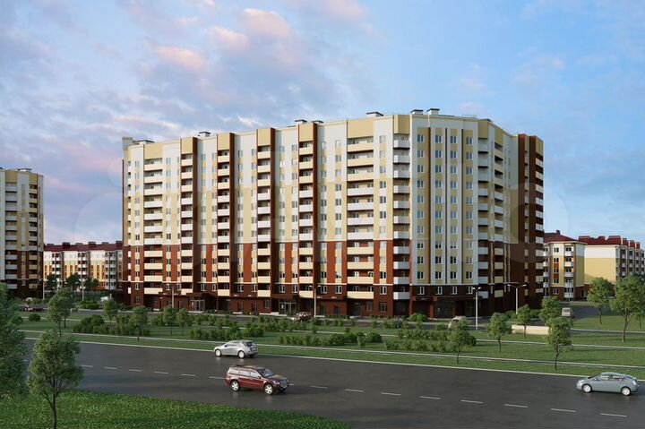 1-к. квартира, 35,1 м², 10/12 эт.