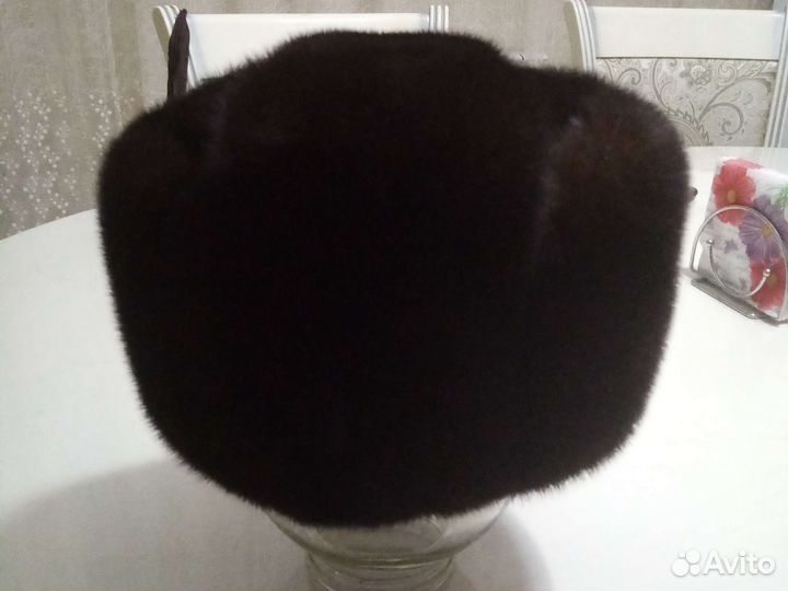 Мужская шапка канадская норка